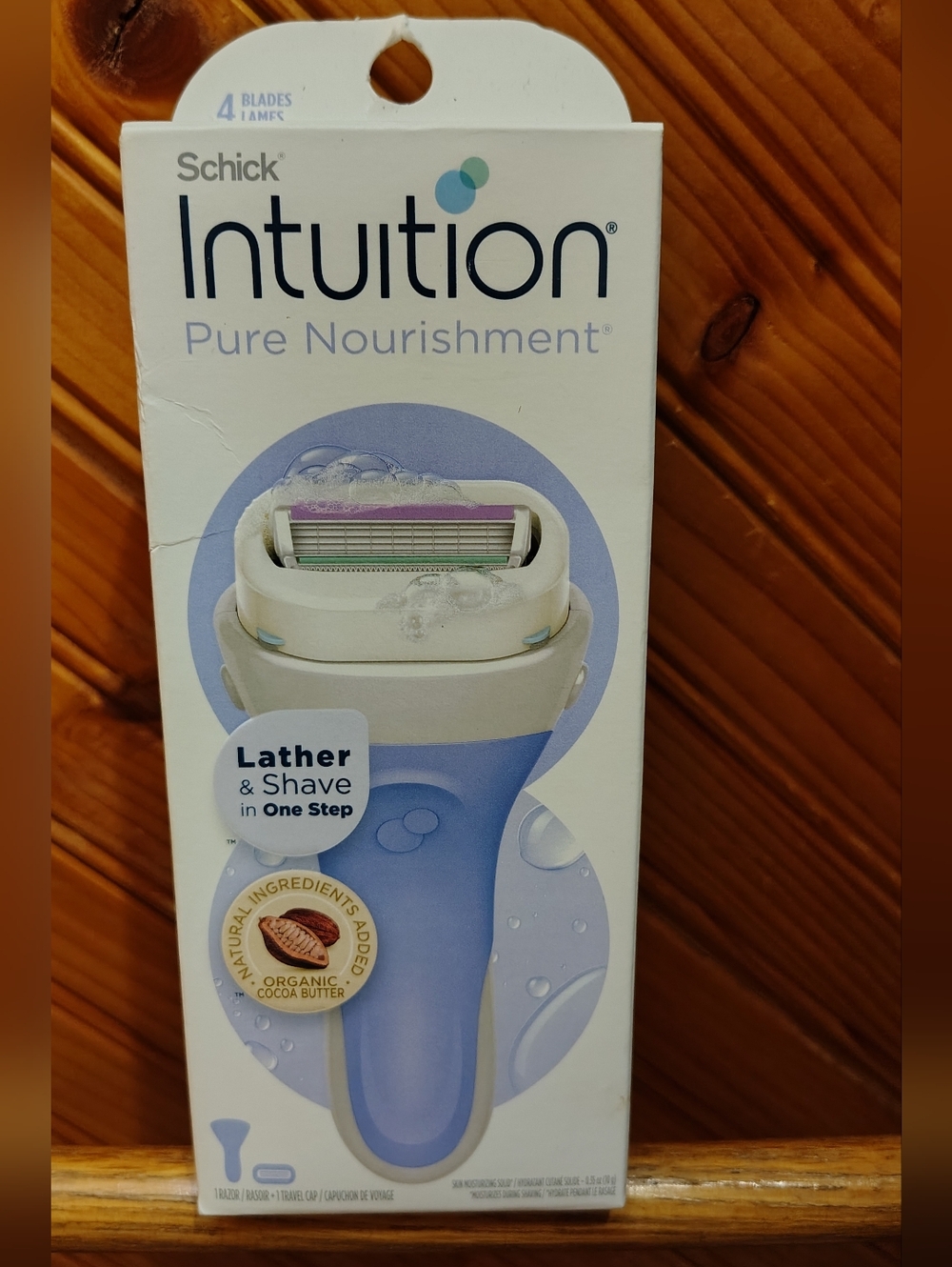 Schick Intuition Pure Nourishment Razor for Women Kit NEW